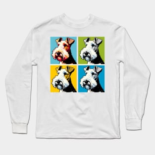 Wire Fox Terrier Pop Art - Dog Lovers Long Sleeve T-Shirt